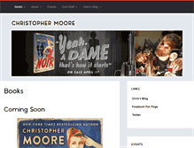 Tablet Screenshot of chrismoore.com